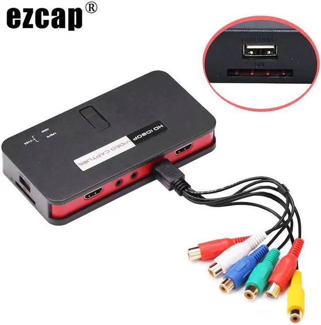 Main image of Phone Game Video Conference HD Video Capture Card  CVBS Recorder Box for Youtube Facebook Live Streaming OBS Live Broadcast