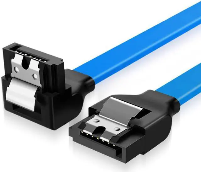 Alt view image 2 of 5 - Drive SATA 3.0 Cable SATA III 6GB/s Data Cable for SSD HDD Solid State Disk For DIY Computer PC SATA Elbow Cable