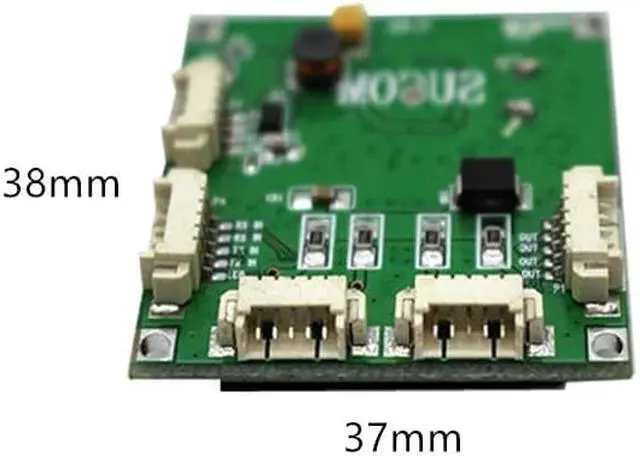 Alt view image 3 of 5 - 5V 12Vswitch module PBC OEM module  size 3/4/5 Ports Network Switches Pcb Board  ethernet switch 5V-12V 10/100Mbps