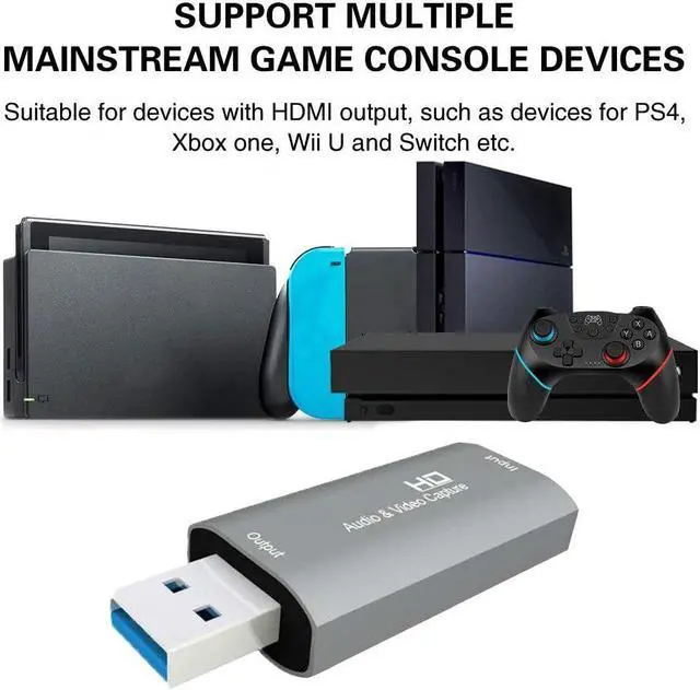 Alt view image 2 of 5 - Components Real Time Portable Streaming HD 1080P USB 2.0 To  High Definition Acquisition Gaming Video  Card