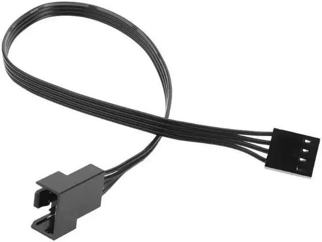 Alt view image 3 of 5 - 25cm Computer Motherboard 4Pin Female To PWM Fan 4Pin Male Power Extension Cable Cord Wire PC Cooler Parts Accessary