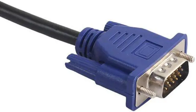 Alt view image 3 of 5 - 5 Meters VGA Cable Male to Male Monitor Cable Video Adapter Cable with Ferrite Cores for Computer PC HDTV Projector Display