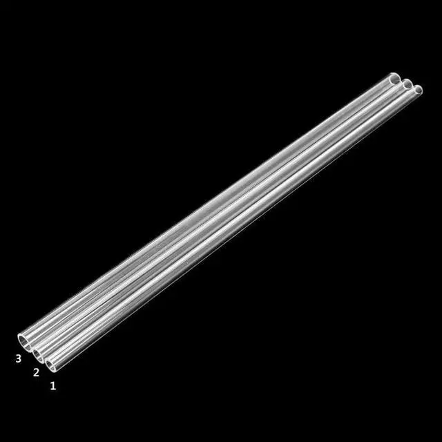 Alt view image 4 of 5 - 12mm 14mm 16mm Transparent Acrylic Tube PMMA Tube For PC Water Cooling 50cm Dropship