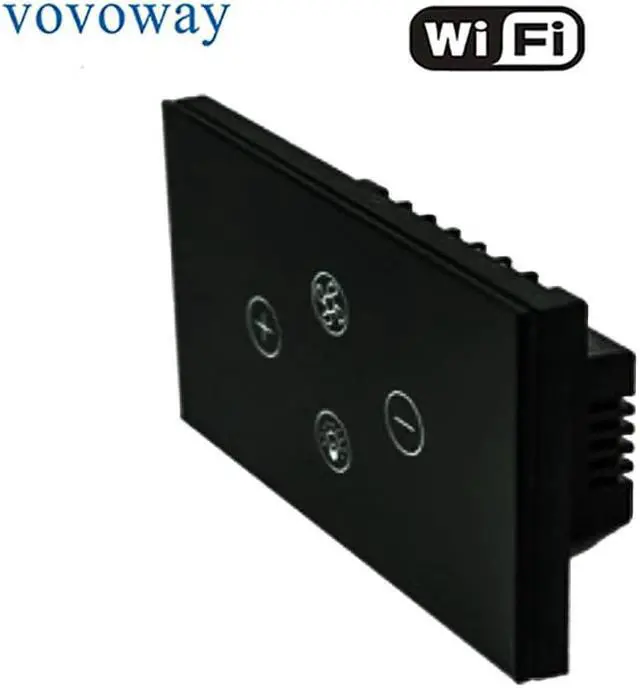 Alt view image 3 of 4 - fan light switch WIFI network connection compatible with Alexa and Google Assistant voice control US standard switch