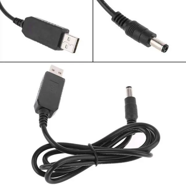 Alt view image 2 of 5 - 3.0 USB To DC 12V 1.5A 5.5x2.1mm Step Up Cable Power Boost Line For WiFi Router LED Strip Light and more 12V Devices