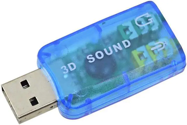 Alt view image 2 of 5 - External Sound Card Adapter 5.1 Channel USB To 3D Audio Channel Sound Professional Microphone 3.5mm Interface