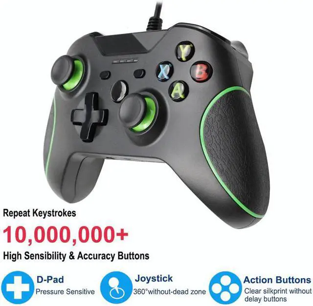 Alt view image 3 of 5 - For Xbox One Wired Controller For XBOX One S Controle Wired Joystick For PC For Xbox One X Game Controller Joypad