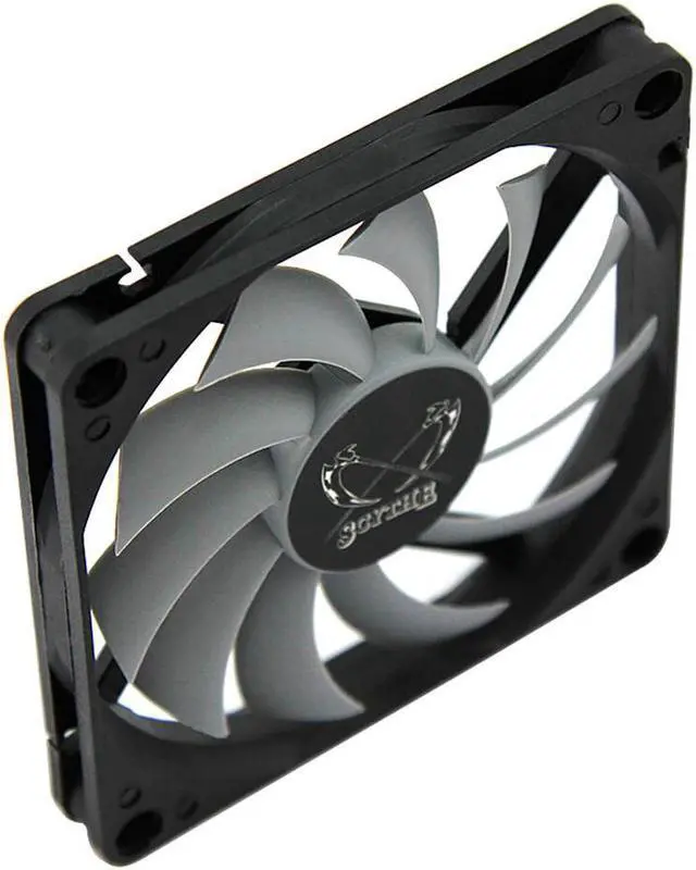 Alt view image 2 of 5 - 8cm Computer PC Case Thin Fan 4 Pin 3000RPM Speed Temperature ?Control PWM Heatsink Computer Case Fan