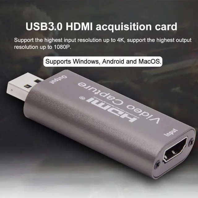 Alt view image 3 of 5 - For Gaming Audio 4K 1080P 60Hz Video  Card Grabber Broadcast Computer Live Streaming USB3.0   Box