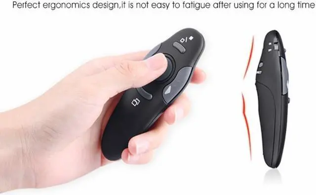 Alt view image 4 of 6 - 2.4GHz USB Wireless Red Laser Presenter Pointers Pen Pointers Remote Control USB RF Remote Control PPT Powerpoint Presentation