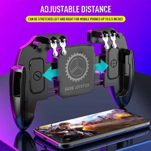 Alt view image 4 of 5 - Game Controller Pubg Controller Gamepad Pubg Mobile Trigger L1R1 Shooter Joystick Game Pad Phone Gamepad Controller