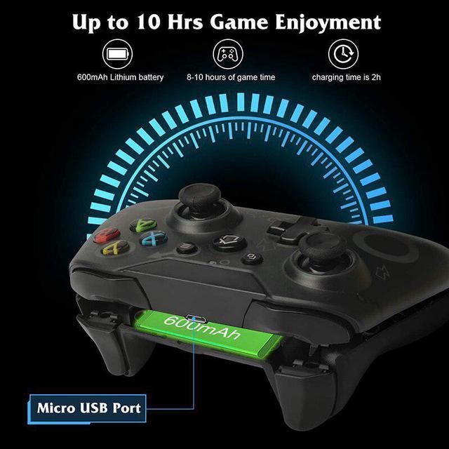 Alt view image 5 of 5 - Stock For Xbox One Wireless Controller 2.4GHZ Wireless Adapter Gamepad For Xbox One/One S/One X/Ps3/Wdows/pc Games