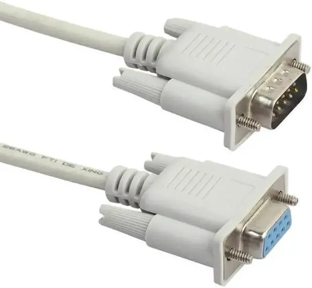 Alt view image 5 of 5 - 1.5m//5m Serial RS232 9-Pin Male to Female DB9 9-Pin Audio Extension Converter Cable Cord Wire Line for Computer Monitor