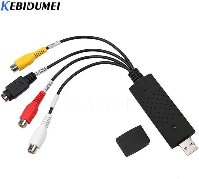 Main image of Portable Easy to cap USB2.0 Audio Video Capture Card Adapter VHS To DVD Video Capture Converter For Win7/8/XP/Vista