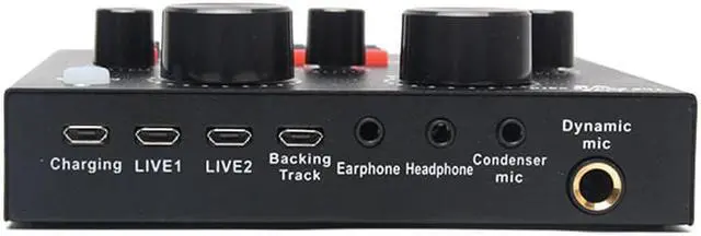 Alt view image 2 of 5 - Home Karaoke Live Broadcast For Mobile Sound Card PC Audio Recording Computer KTV Headset Microphone Voice Chat External USB