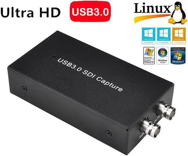 Main image of SDI Capture 1080P 60FPS HD Grabber Dongle SDI to USB 3.0 Video Capture Card Live Streaming Game Broadcast Recorder Box PC
