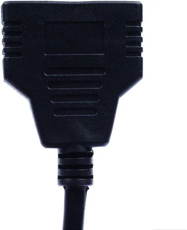 Alt view image 3 of 5 - 1PC HDMI 2 Dual Port Y Splitter 1080P HDMI v1.4 Male to Double Female Adapter Cable 1 In 2 Out HDMI Converter Connect Cable Cord