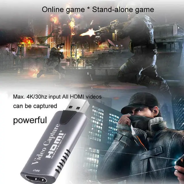 Alt view image 5 of 5 - HDMI Video Capture Card TV Turner 4K Mini USB 2.0 1080P Card Grabber Record Box Computer Game for Live Streaming Broadcast