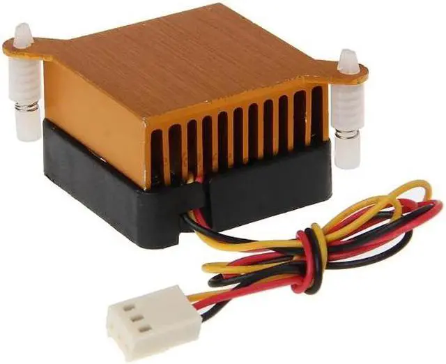 Alt view image 4 of 5 - Northbridge Chipset Aluminium Cooler Heatsink 40mm Fan For 3D Printer Cooling