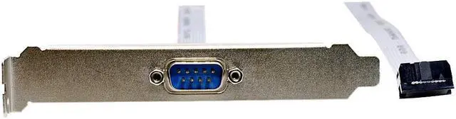 Alt view image 5 of 5 - For Motherboard 9 Pin Female to RS232 DB9 Pin Com Port Ribbon Serial Cable Connector Bracket with cable