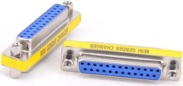 Alt view image 5 of 5 - Female to Female connector adapter Printer Parallel LPT Port F/F