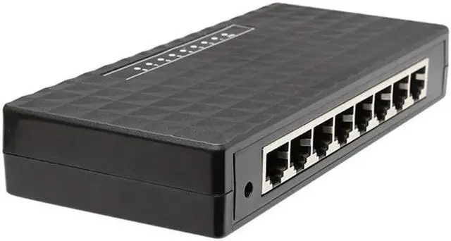 Alt view image 2 of 5 - speed 8 Port Network Gigabit Switch 10/100/1000Mbps Fast Ethernet Switcher Lan Hub Full/Half duplex Exchange Plug and Play