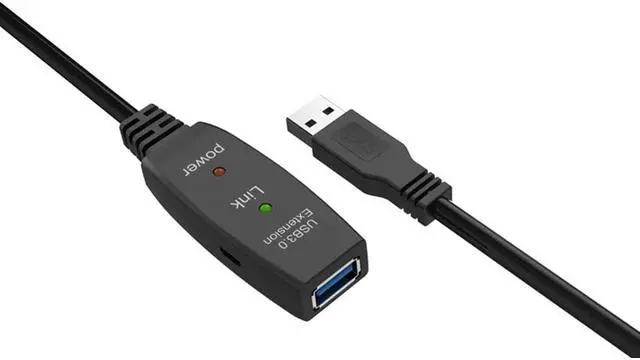 Alt view image 5 of 5 - 3.0 Extension Cable Male to Female  Extender Cable High Speed 5Gbps Built-in signal chip micro power port 5-30M Extension