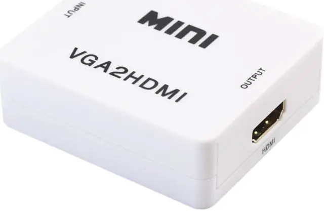 Alt view image 4 of 5 - Mini HD 1080P Audio VGA To HDMI HD HDTV Video Converter Box Adapter With HDMI Cable For PC Laptop to HDTV Projector