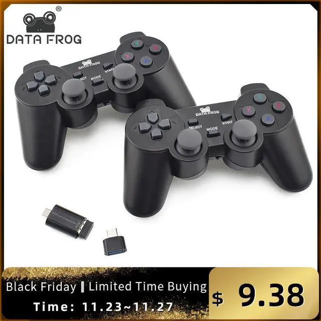Main image of 2 Pcs Wireless Game Joystick For Android Mobile Phone 2.4G Joystick Gamepad For PC Dual Controller