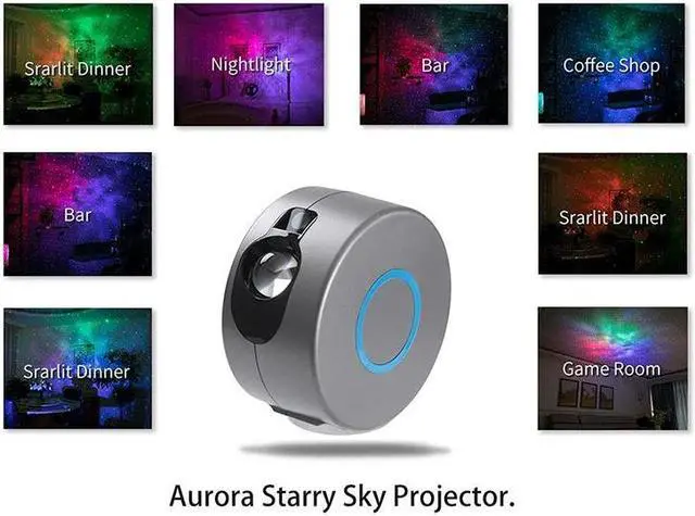 Alt view image 5 of 5 - Starry Sky Night Light In The Bedroom From The Network Galaxy Projector Smart Star Ceiling Children's Wedding Decoration