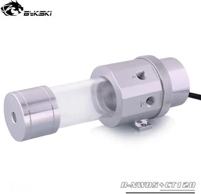 Alt view image 3 of 5 - 18W D5 Combo Pump + Reservoir Maximum 5000RPM / Flow Lift 3.8 Meter / 1100L/H Water Cylinder Tank Length 120/170/230mm