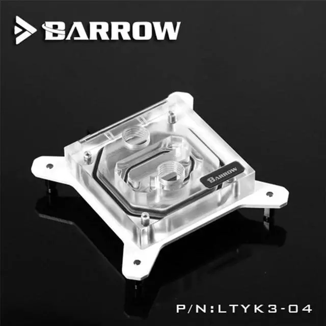 Alt view image 3 of 5 - For Intel CPU Acrylic Water Block 0.4MM Water Way Micro Channel For INTEL LGA-115X(1150 1151 1155 1156) CPU AURA