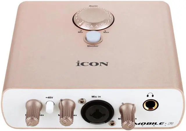 Main image of mobile R VST USB external sound card 24-Bit 96/192KHz 1 mic-In/1 guitar-In 2 analog output headphone output