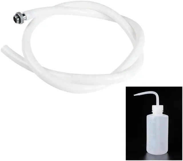 Alt view image 2 of 5 - Water Cooled Fluid ,Drain Away Liquid Tools 250ML/500ML Bottle 10x13mm PVC Hose Tube With Pagoda Connector Fittings