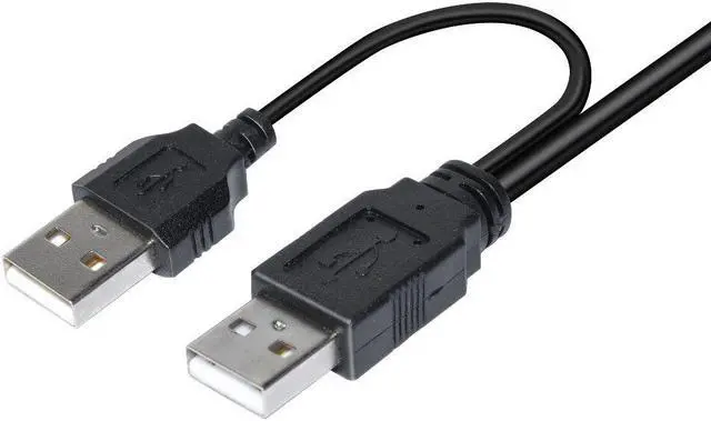 Alt view image 4 of 5 - Double USB 2.0 To SATA 3 2.5 inch Hard Drive Cable Hard Disk Driver Adapter Cable For SSD