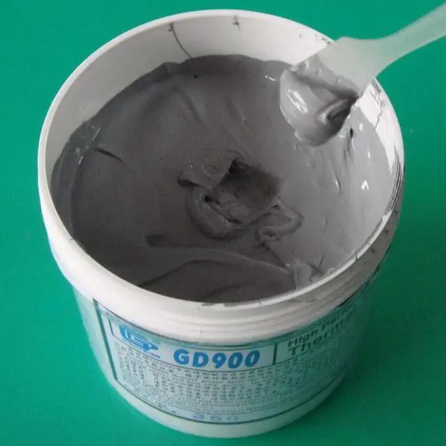 Alt view image 4 of 5 - High-conductivity 900 thermal grease silicone cooling gel gray weight 1 kg barrel