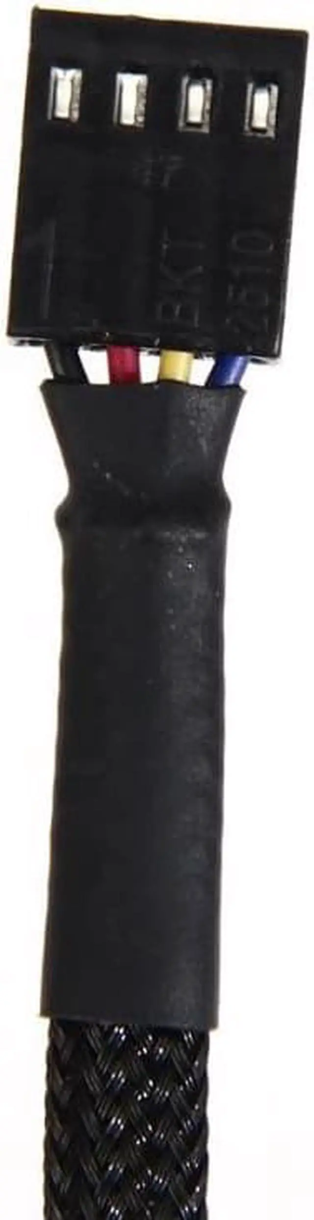 Alt view image 5 of 5 - 12in 5PCS 4 Pin PWM Connector Case Fan Extension Power Cable for Computer 4 PIN Power Cables Connectors Fan Splitter