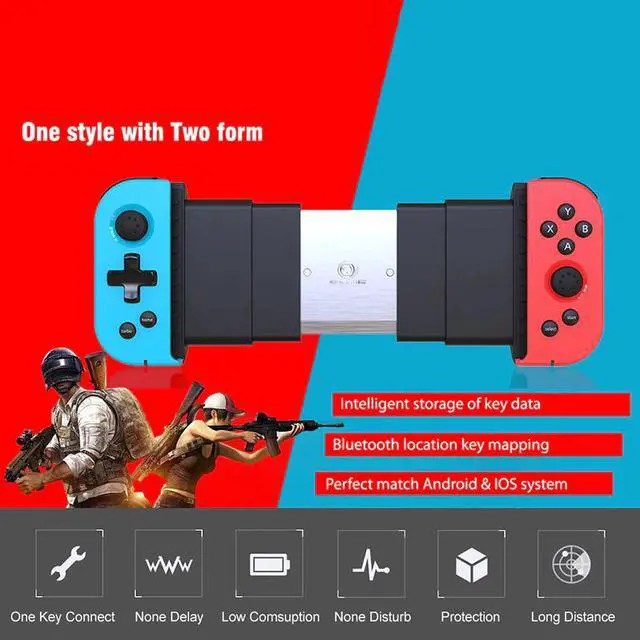 Alt view image 2 of 5 - Telescopic Bluetooth Game Controller Wireless Gamepad Trigger Joystick For PUBG Mobile IOS Android Phone PC TV Box Joypad