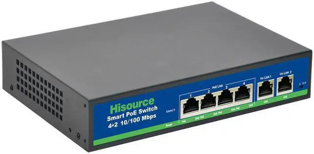 Main image of 6-port POE switch 24V power supply 250 meters network switch poe  ethernet switch