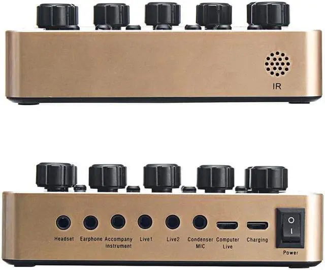 Alt view image 5 of 5 - Live Sound Card Microphone Set Device External Recording Singing for Mobile Phone o Live Broadcast