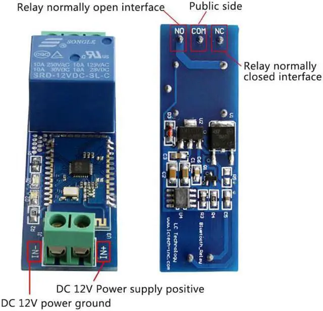 Alt view image 5 of 5 - Internet Bluetooth Module Smart Remote Control Mobile Phone Switch DC12V Wireless Module Component