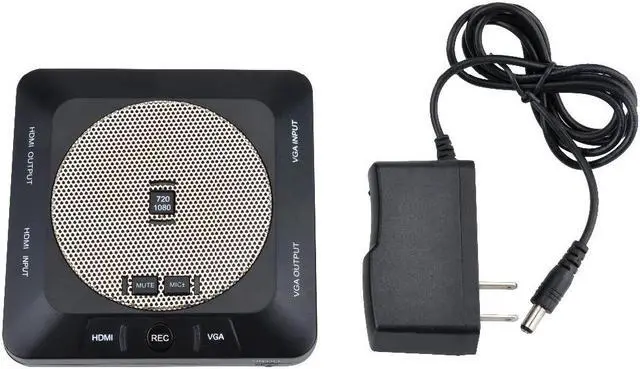 Alt view image 5 of 5 - 1080P HDMI Lecture Recorder VGA Audio Video Capture Card Microphone Mic Input Record Lecture Lessons Conference To USB U Disk