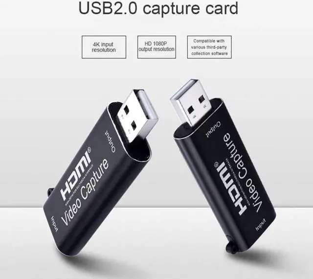 Alt view image 2 of 5 - to USB 2.0 Video Capture Card 1080P Recorder Phone Game/Video Live Streaming AY103