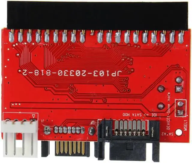 Alt view image 3 of 5 - 2 in 1 IDE to SATA / SATA to IDE Adapter Converter 3.5" 40pin for DVD CD HDD Bidirectional Transfer for PC SATA Data Cable
