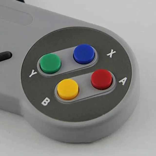 Alt view image 5 of 5 - 1Pcs USB 2.0 Gamepad Retro Style Wired Game Controller Gamer Joystick Gaming Machine Controller SNES Joy-Con for Windows PC MAC