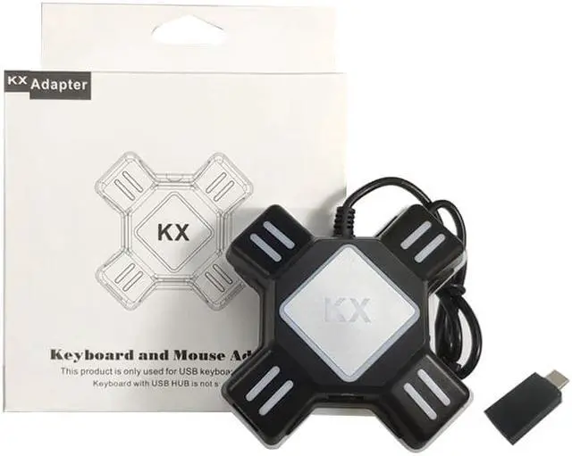 Alt view image 3 of 5 - Gamepad Controller Gaming Keyboard Mouse Converter Portable Video Game Keyboard Mouse Adapter For Switch/Xbox/PS4/PS3