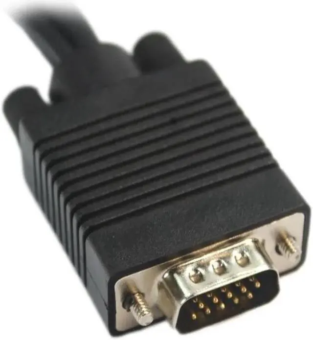 Alt view image 4 of 4 - VGA SVGA male, S video 3 RCA o video AV cable converter
