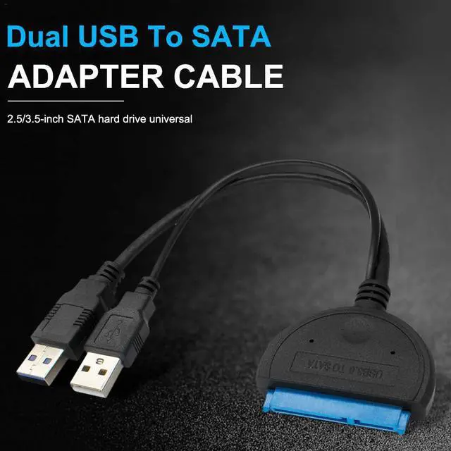 Alt view image 3 of 5 - 3.0 To Sata Adapter Cable 2.5/3.5 Inch External Hard Disk Drive HDD SSD Cable Converter Support Desktops, Notebooks