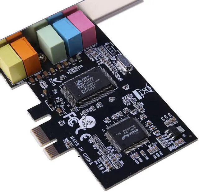 Alt view image 4 of 5 - Audio Digital Sound Card 5.1 Solid Capacitors CMI8738 Chipset + Barrier