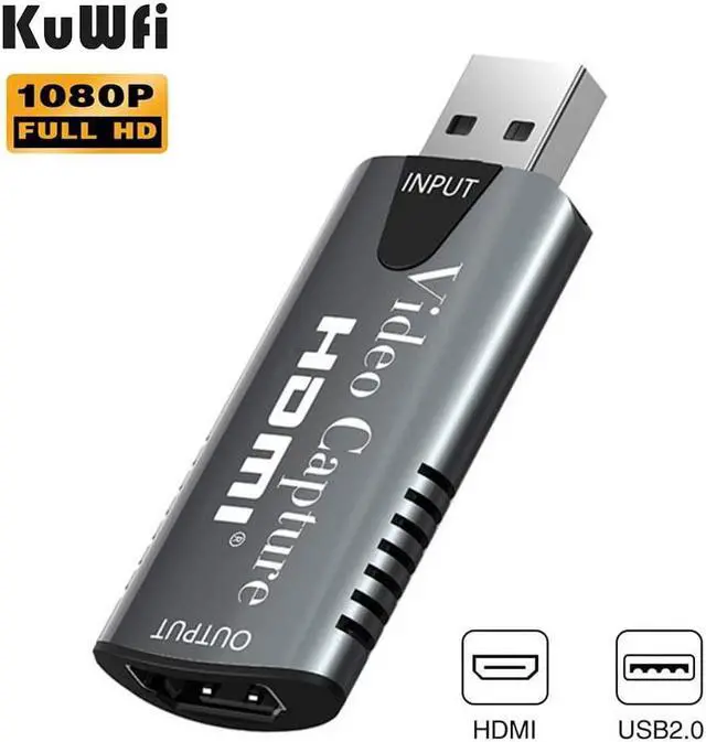 Alt view image 4 of 5 - 2 Type  Video Capture Card USB 2.0  Record Box for PS4 Game DVD HD Camcorder Nintendo Switch Live Streaming